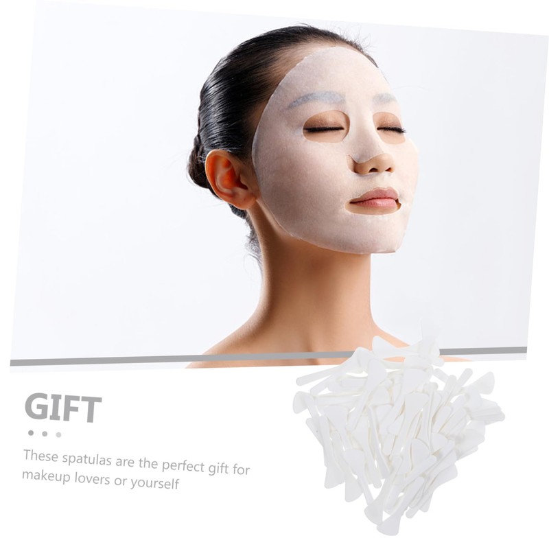 FOMIYES 80pcs Cosmetic Dispensers for Skin Care Application Spoons for
