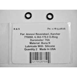 Annovi Reverberi, R&S 2 Annovi Reverberi AR770090, Karcher 6.362-175.0 O Rings / R&S 1.78-5.28AR