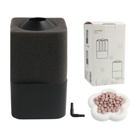 Aifrymne Aquarium Sponge Filter, Fish Tank Filter, Submersible Internal Foam Aquarium Filter with Ceramic Bio Balls, for Breeding Shrimp, Snails, Betta - Includes Spare Sponge, Availab