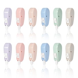 Temiary 12Pcs Cute Whiteout Tapes for Instant Corrections, Aesthetic Correction Tape Quick Dry for Writing, Journaling, White Out Pen for Students School Office Supplies (Pastel)