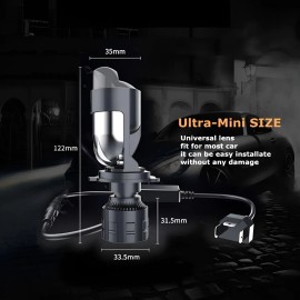 Par Coche Led Faro Lupa Proyector Focos H4 Altoy Bajo Canbus