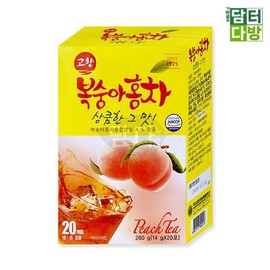 Gohyang 고향 복숭아홍차 20스틱 X5 Homeland Peach Black Tea 20 Sticks X5