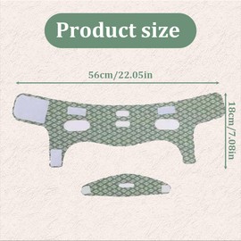 EIHI 2in1 face lifting tape doppelkinn entferner Wiederverwendbare V - face lifting tape face slimming band Doppelkinn maske, Doppelkinn entferner for lifting and contouring