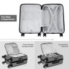 20" Carry On Luggage Sets with Front Pocket and USB