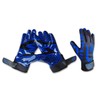 Scale Wear Design Black Stealth Football Receiver Gloves - Grip