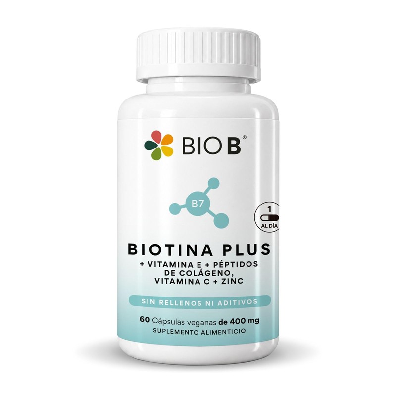 BIO B | Biotina Plus | 60 cápsulas veganas