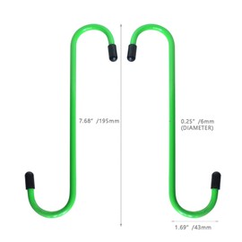 ITEQ Juego de 2 ganchos de pinza de freno con puntas de goma