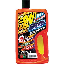 Soft 99 04246 Car Shampoo, Super Waterproof Durable Shampoo, Dark & Metallic, 25.5 fl oz (750 ml), Car Body Wash and Glaze, Sponge