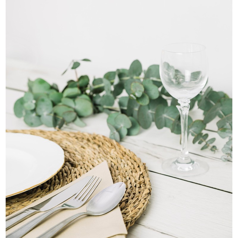 ECOCEY Handmade Natural Table Placemats, Coasters - ideal for kitchen,