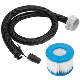 Spa Hot Tub Air Inflation Hose P6931 & Hot Tub Filter Cartridge Replacement for Intex, Coleman, Best-way Portable Spa Pump, Hot Tub Replacement Parts