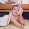 2PK Bubba Blue Bamboo 6.75x75cm Nordic Hooded Towel Baby 0-12m