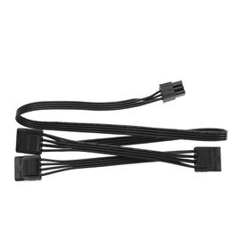 Be In Your Mind Module Wire 6 Pin to 3 x 4 Pin Hard Drive Cable Compatible with Evga Supernova G1 1000PS G1