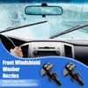 ZIMISI Car Front Windshield Washer Nozzles, Double-Hole Auto Wiper Water