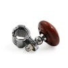 uxcell Brown Folding Steering Wheel Knob Power Handle Grip Ball