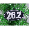 Running 26.2 Marathon Run Runner Themed Christmas Ornament