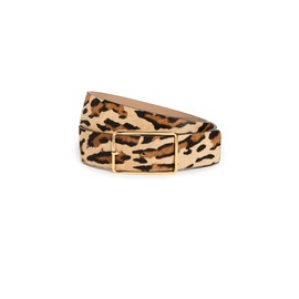 B-Low The Belt Women's Milla Calf Hair Belt, Leopard Gold, S