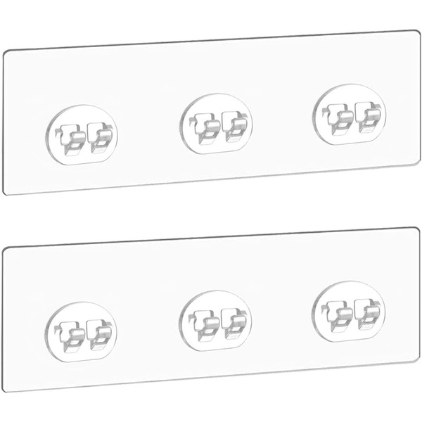 2 Pcs Corner Shower Caddy Adhesive Replacement Hook, Heavy-Duty No