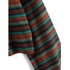 ZAFUL ZAFUL Women's Tribal Ethnic Graphic Cropped Knitwear Bohemian Long