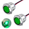 DMWD 2PCS 22mm (7/8") LED Indicator Light, 110-220VAC 20mA Energy