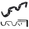 Kowibcl Heavy Duty Curtain Rod Brackets, Fits up to 1