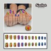SINHOT Almond Press on Nails Medium - Leopard Print Fake