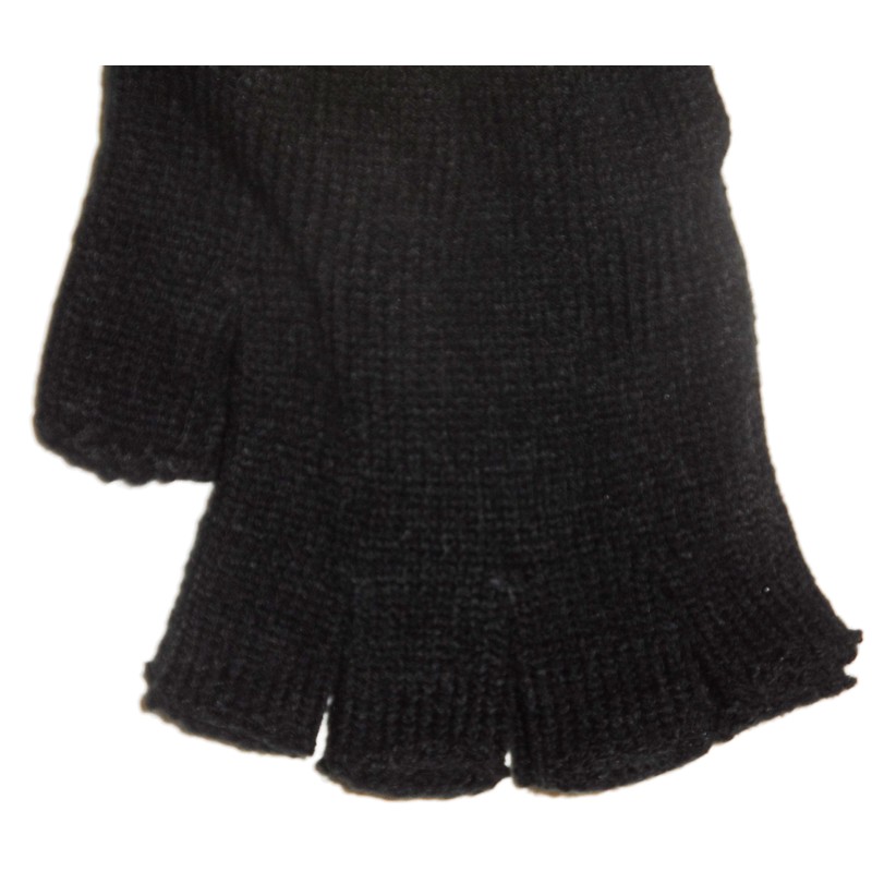 NEW 1 PAIR LADIES HANDY THERMAL FINGERLESS KNITTED WINTER GLOVE