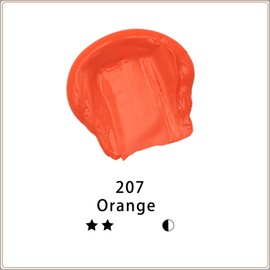 Artecho Acrylic Paint Orange 500 ml, Waterproof and Non-fading, Quick Drying, Acrylic Paint for Canvas, Wood, Fabric, Crafts, Leather and Stone