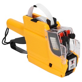 Price Label Gun Price Tag Fastener with Gun Price Label Gun 10 Digits 2 Lines Retail Price Marking Gun for Grocery Store