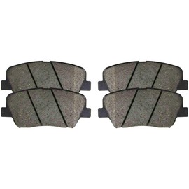 AutoShack Front Ceramic Brake Pad Set Driver and Passenger Side Replacement for 12-17 Hyundai Azera 10-12 Santa Fe 2013-2016 Santa Fe Sport 2011-2015 Kia Sorento 2014-2015 Rondo 2.4L AWD FWD SCD1432