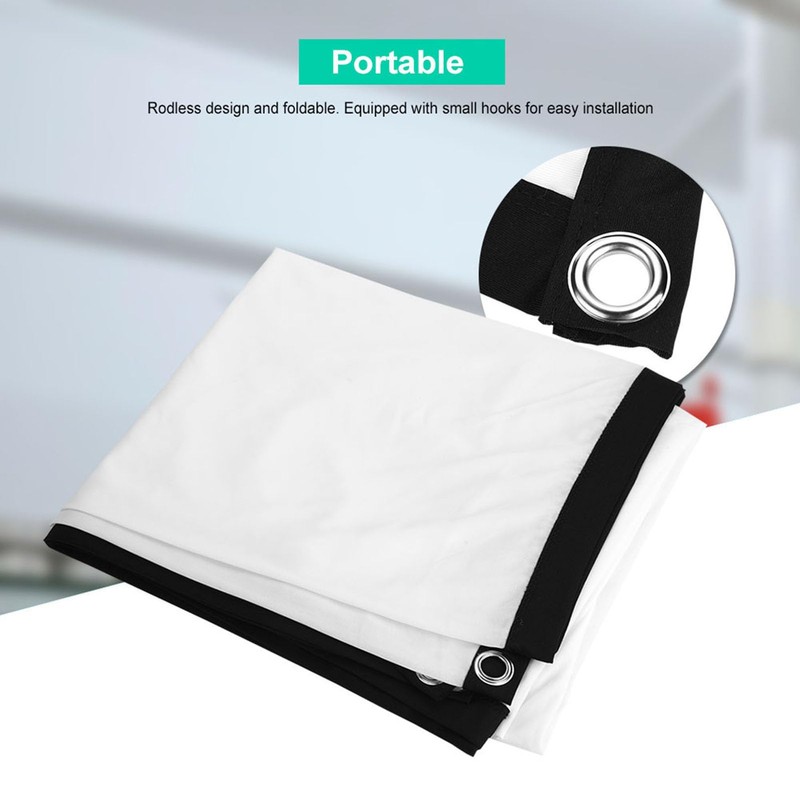 60100 Inch 16:9 HD Projector Screen, Foldable and Portable, Ultra