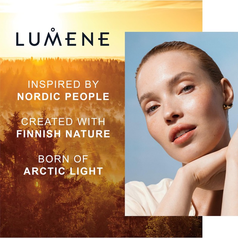 LUMENE Invisible Illumination Glow Beauty Serum Liquid Foundation, Vegan, Universal