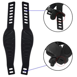 4 PCS Exercise Bike Pedal Straps, Heavy Duty Adjustable Length Universal Pedal Strap Fits Most Bike Pedals Exercise Bike Bicycle Cycle for Home or Gym (style2)