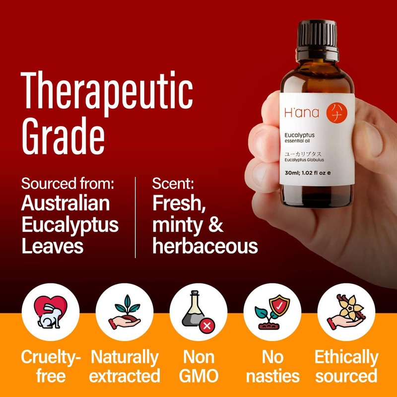 H'ana Eucalyptus Oils - (1 fl oz)