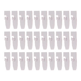 30pcs Plastic Presser Foot Skin Easy to Install Presser Foot Sticker for Industrial Overlock Sewing Machine