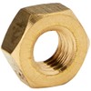 AHCMetric Hexagonal (Hex) Full Nuts Brass Self Colour M10 10mm