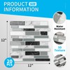 Art3d 20-Sheet Peel and Stick Kitchen Backsplash Tiles, Self-Adhesive Wall