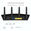 ASUS RT-AX57 AX3000 AiMesh Dual Band WLAN kombinierbarer Router (Tethering
