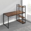 MoNiBloom Computer Desk with 4 Tier Storage Shelves, 47 Inches