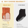 Bearbay - Baby non-slip socks with grippers (9 pairs) for
