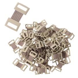 100 Pcs Ace Bandage Clips Stretchable Elastic Bandage Clips Metal Clips Bandage Wrap Clips for Fixing Various Bandages and Gauze (Skin Color)