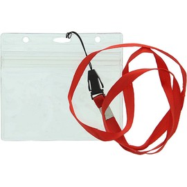 SE - Fishing License/ID Holder, 32in. Long, Assorted Colors, 6 Pk - FLH2401