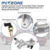 MITZONE Upgraded Aluminum Coolant Housing Water Outlet Compatible with 2011-2020