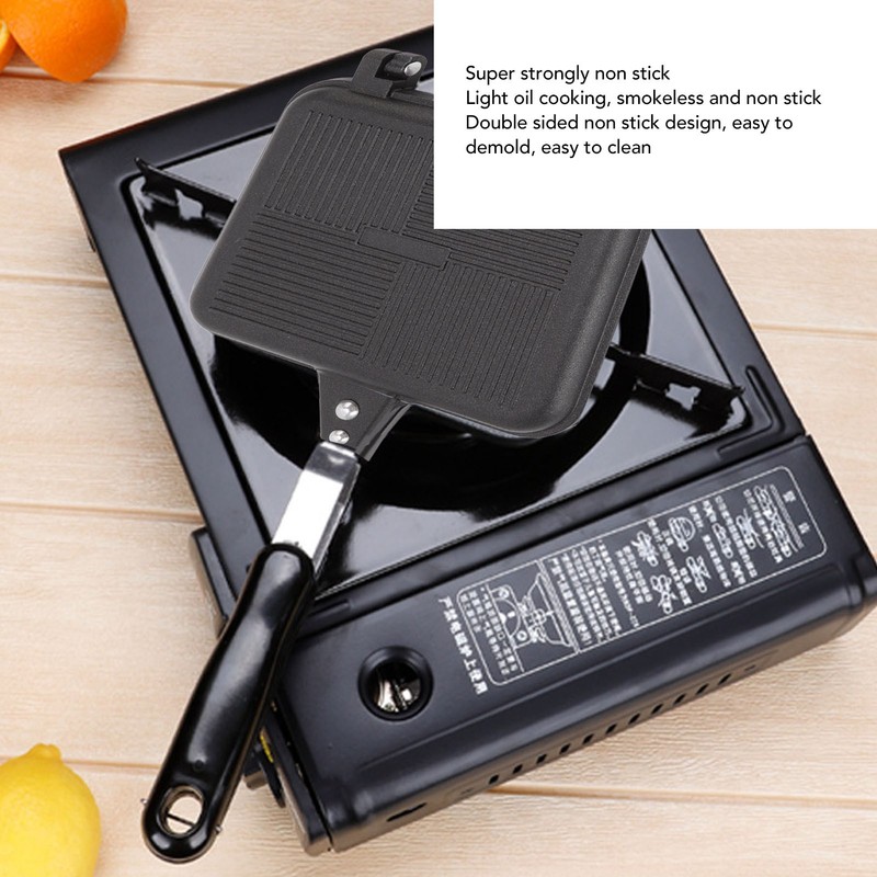 Non Stick Frying Pan Double Sided Aluminium Alloy with Anti