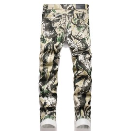 TMMMT Men's Fashion Camouflage Slim Jeans Pants(38,8824 Camouflage)