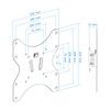 TOOQ LP1342T-B - Wall Mount for 23"-42" Screens Tilting +5°/-10°