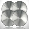 4-pack of 15' Push-on Polished Hubcaps