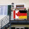 3×5 FT Canada German Combo Flag,Large Canadian Germany Decor,Double Side