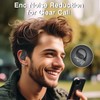 zihnic - Auriculares inalámbricos Bluetooth de oído abierto con micrófono,
