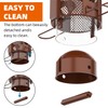 Metal Squirrel Proof Bird Feeder,Bird Feeders for Outdoors,Weight Activated Squirrel
