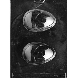 Grandmama's Goodies E123 Medium Hollow Easter Egg Chocolate Candy Soap Mold with Exclusive Molding Instructions â¦ (1)